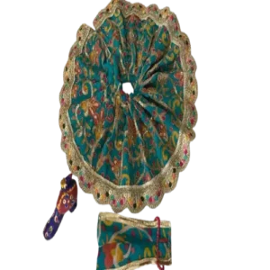 Border design yellow dress for Laddu Gopal ji